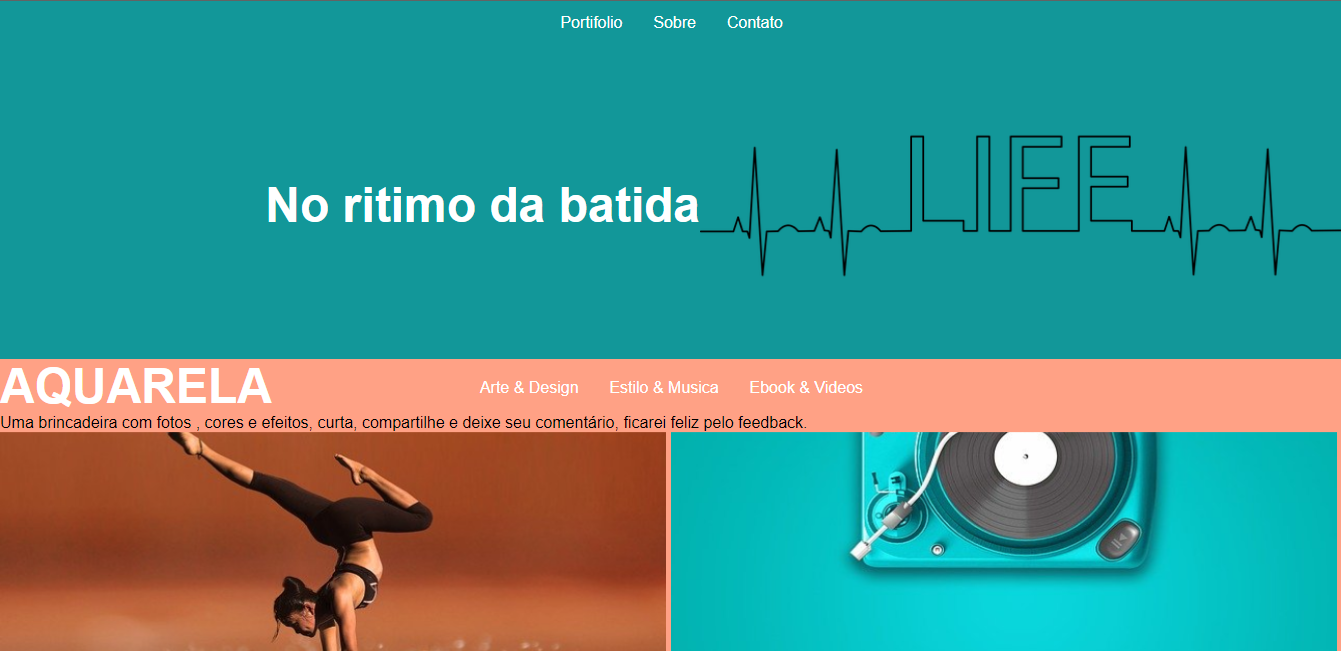 no ritmino da batida